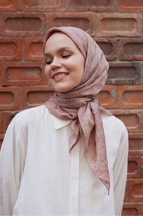 شال صورتی زنانه ویسکون Şalland - کد 847849095