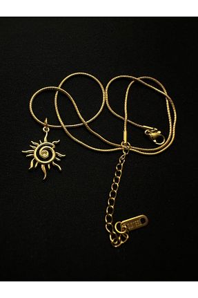 گردنبند استیل ( فولاد ) زرد زنانه استیل (فولاد) LAİKA - کد 871862663