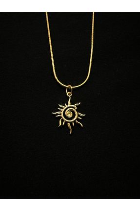 گردنبند استیل ( فولاد ) زرد زنانه استیل (فولاد) LAİKA - کد 871862663