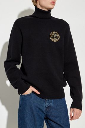 سوئیشرت مشکی زنانه ساده Versace - کد 852413077
