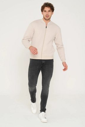 شلوار جین مشکی مردانه پاچه تنگ Jack & Jones - کد 794809407