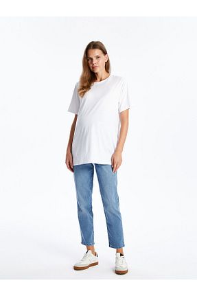 شلوار جین آبی زنانه پنبه ای LC Waikiki - کد 859146410