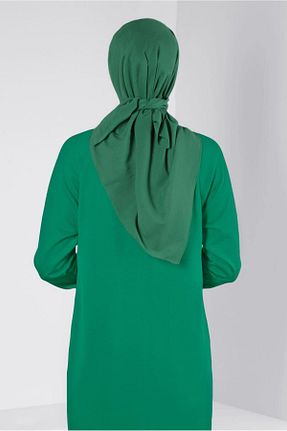 روسری سبز پلی استر Alvina - کد 792005018