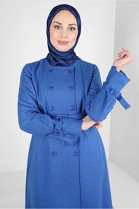 کت حجاب آبی زنانه رگولار Alvina - کد 790043609