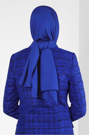 شال سرمه ای زنانه پلی استر Alvina - کد 791735342