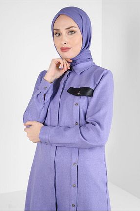 شال بنفش زنانه پلی استر Alvina - کد 791736999