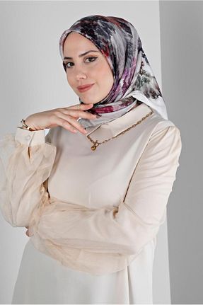 روسری بژ پلی استر Alvina - کد 801113702