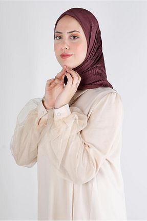 روسری صورتی پلی استر Alvina - کد 801114182