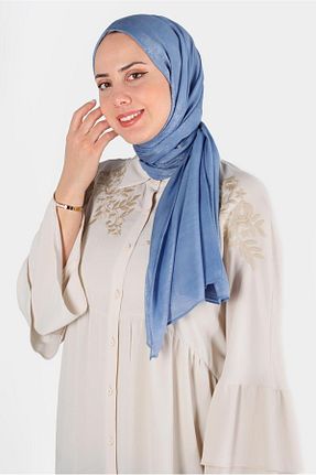 شال سرمه ای زنانه پلی استر Alvina - کد 805921790