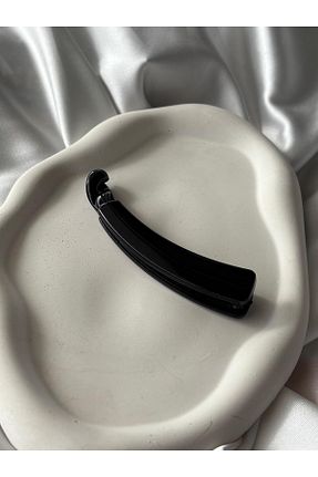 گیره سر مشکی زنانه سیلیکون Melek Aksesuar - کد 871893373