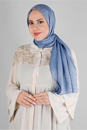 شال سرمه ای زنانه پلی استر Alvina - کد 805970876