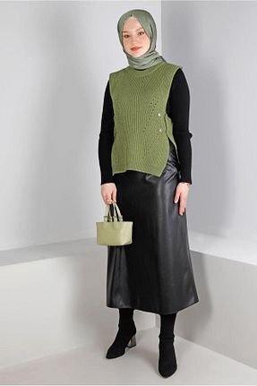 دامن حجاب مشکی زنانه رگولار Alvina - کد 797086120