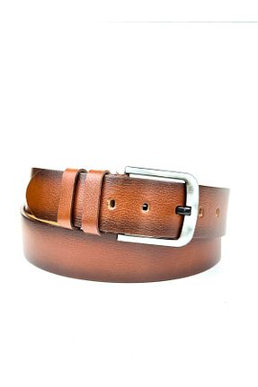 کمربند بژ مردانه چرم خالص Rse Leather Goods - کد 871113444