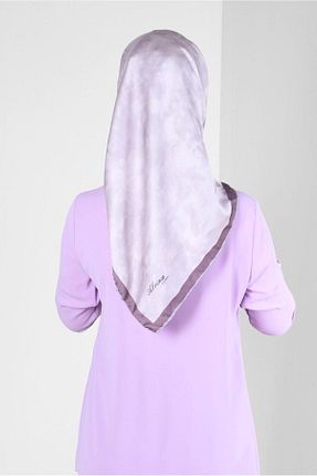روسری بژ پلی استر Alvina - کد 803518616