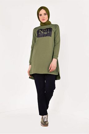 ست گرمکن حجاب سبز زنانه رگولار TRENDTESETTÜR - کد 86185387