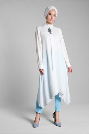 شلوار حجاب قهوه ای زنانه مخلوط پلی استر TRENDTESETTÜR - کد 86183697