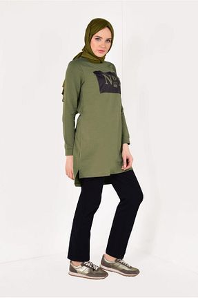 ست گرمکن حجاب سبز زنانه رگولار TRENDTESETTÜR - کد 86185387