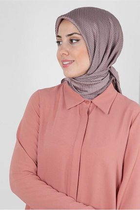 روسری صورتی پلی استر Alvina - کد 802131600