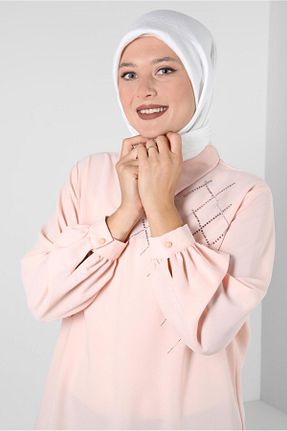 روسری نباتی پلی استر Alvina - کد 802133741