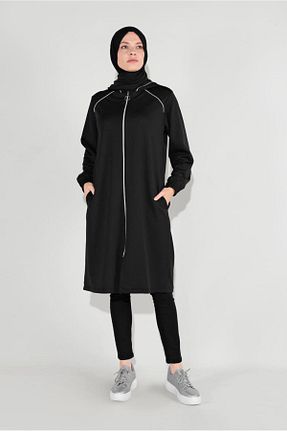 کت حجاب مشکی زنانه رگولار TRENDTESETTÜR - کد 86187543