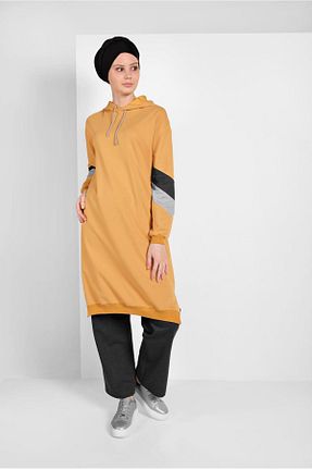 ست گرمکن حجاب زرد زنانه رگولار TRENDTESETTÜR - کد 86186896