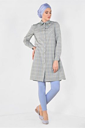 شلوار حجاب آبی زنانه پنبه ای TRENDTESETTÜR - کد 95678253