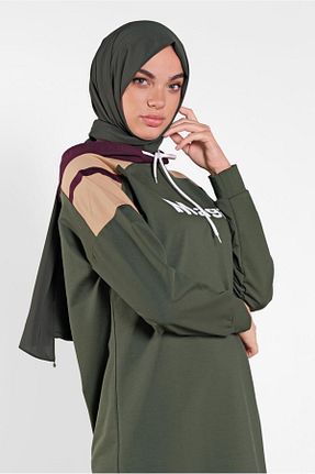ست گرمکن حجاب خاکی زنانه رگولار TRENDTESETTÜR - کد 86186022