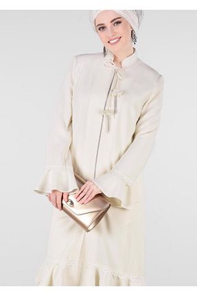 ترنچکت حجاب نباتی زنانه پلی استر TRENDTESETTÜR - کد 94397415