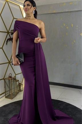 لباس بنفش زنانه بافتنی modalev - کد 871936675