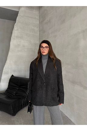 کت مشکی زنانه رگولار ŞEYDA BUTİK - کد 864164461