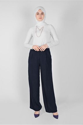شلوار حجاب سرمه ای زنانه پلی استر TRENDTESETTÜR - کد 123505646