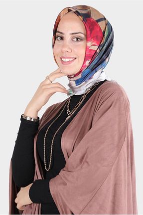روسری طلائی پلی استر Alvina - کد 807022956