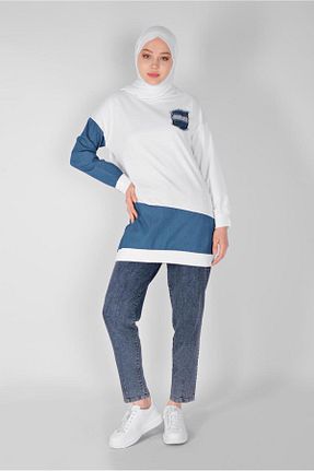 تونیک حجاب بژ زنانه ویسکون TRENDTESETTÜR - کد 108370398