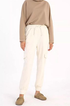 ست گرمکن حجاب بژ زنانه اورسایز TRENDTESETTÜR - کد 363684164
