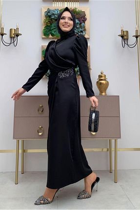 لباس حجاب مشکی زنانه رگولار TRENDTESETTÜR - کد 675425159