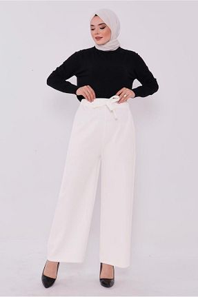 شلوار حجاب نباتی زنانه مخلوط پلی استر TRENDTESETTÜR - کد 690928435