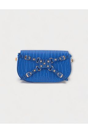 کیف دوشی آبی زنانه چرم مصنوعی WATCHOFROYAL - کد 749545480