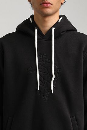 سوئیشرت مشکی مردانه ساده NEW WORLD POLO - کد 769999950