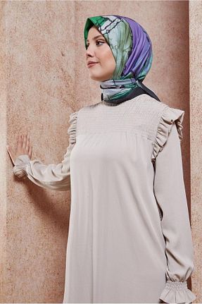 روسری مشکی پلی استر Alvina - کد 844017398