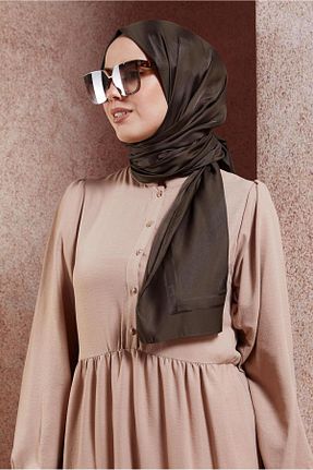 شال قهوه ای زنانه پلی استر Alvina - کد 856845690