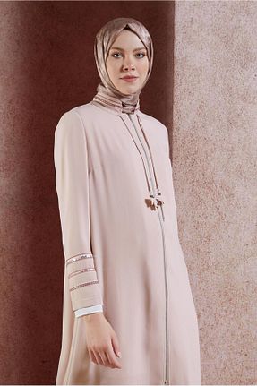 شال قهوه ای زنانه پلی استر Alvina - کد 852927057