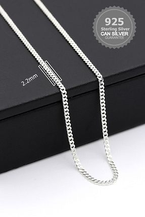 گردنبند نقره مردانه 925 عیار CAN SİLVER - کد 96116529