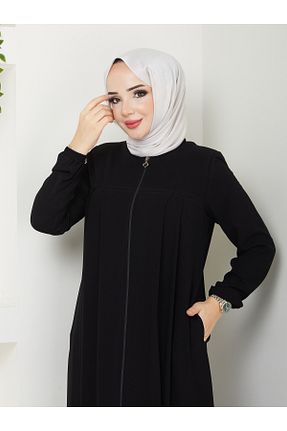 کلاه و ابایا مشکی زنانه بافتنی MODA - کد 860109463