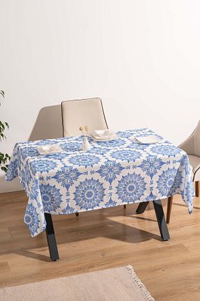 رومیزی آبی پلی استر Rivaİstanbul - کد 871354439