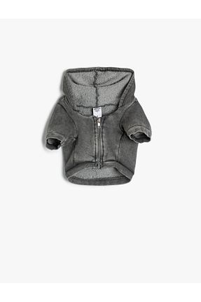 سوئیشرت طوسی زنانه چاپی Koton - کد 787765593