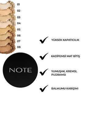 پودر بژ Yüksek Note Cosmetics - کد 536331