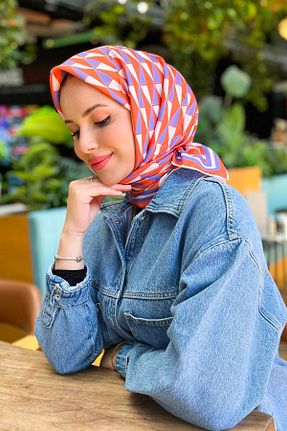 روسری رنگی پلی استر Armine - کد 872089748