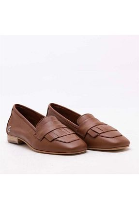 کفش کژوال قهوه ای زنانه چرم خالص Gusse - کد 735108397