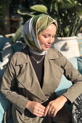 روسری رنگی پلی استر Armine - کد 872089682