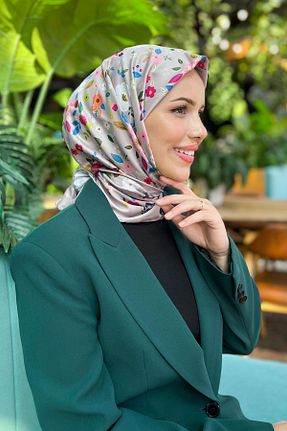 روسری رنگی پلی استر Armine - کد 872089826